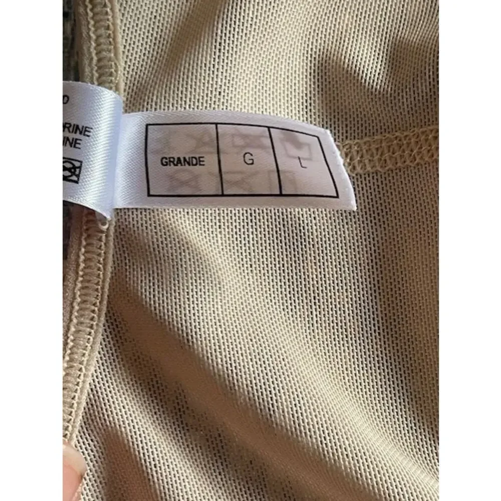 Annette Brand‎ Women size Large beige shapewear body suit - Picture 5 of 6